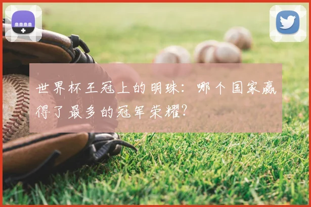 世界杯王冠上的明珠：哪个国家赢得了最多的冠军荣耀？